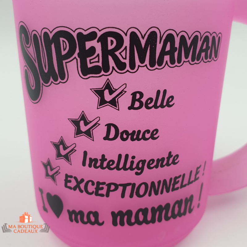 Mug Super mamie, mais aussi super maman