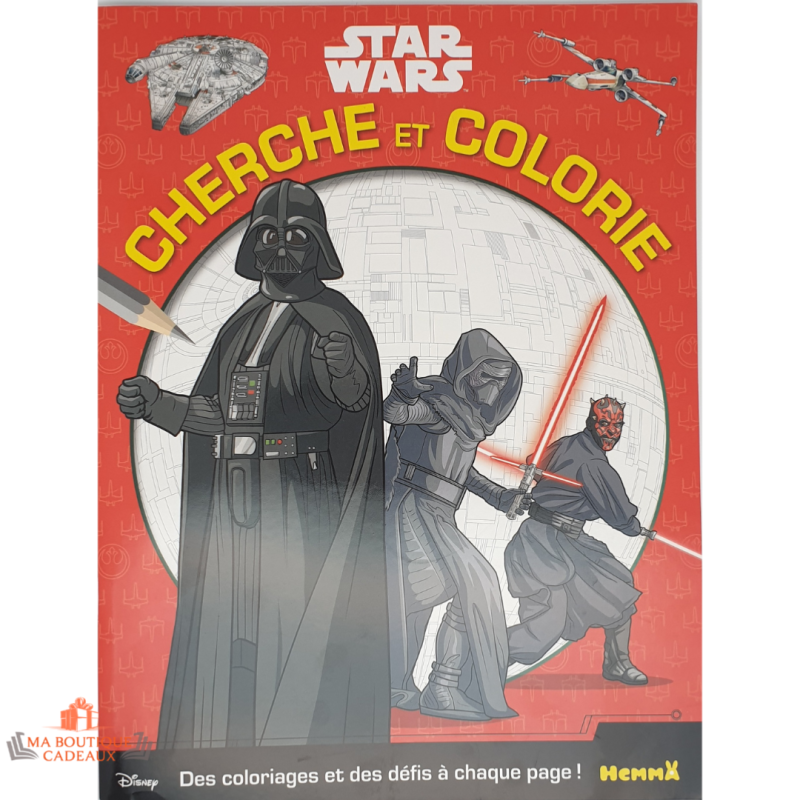 Cherche et colorie Star Wars