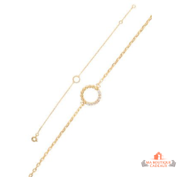 Bracelet Plaqué OR Cercle