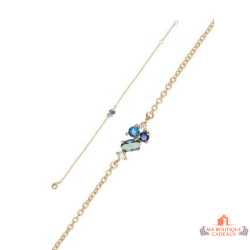 Bracelet Plaqué OR  Chouette