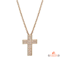Pendentif Plaqué OR Croix