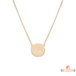 Pendentif Plaqué OR Arbre de vie