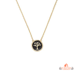 Pendentif Plaqué OR Arbre de vie