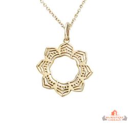 Pendentif Plaqué OR Soleil