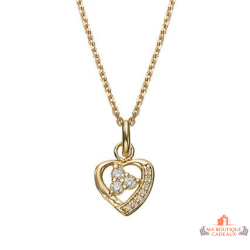 Pendentif Plaqué OR Coeur