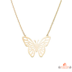 Pendentif Plaqué OR Papillon