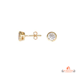 Boucles  d'oreilles Plaqué OR Diamant