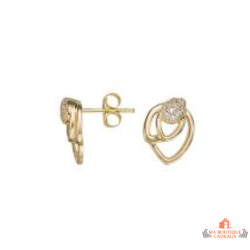 Boucles d'oreilles en Plaqué OR Cœur - Carla Nogueres - Garantie 2 ans