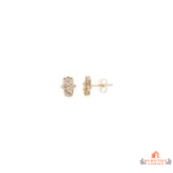 Boucles  d'oreilles Plaqué OR Main de fatma