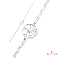 Bracelet Argent Arbre de Vie