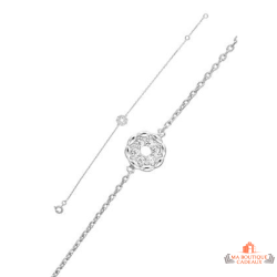 Bracelet Argent Rosace