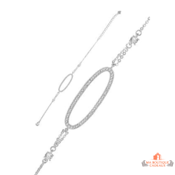 Bracelet Argent Ellipse