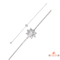 Bracelet Argent Fleur Lotus