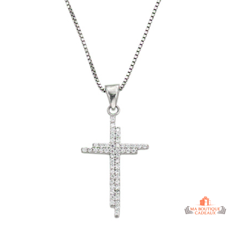 Pendentif Croix en Argent Carla Nogueres Garantie 2 ans