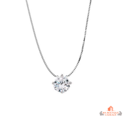 Pendentif Argent Solitaire