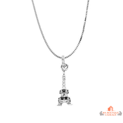 Pendentif Argent Tour Eiffel