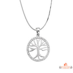 Collier pendentif Arbre de Vie en argent Carla Nogueres - Garantie 2 ans