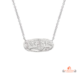 Collier Pendentif Monnaie Grecque Argent 925/1000 Carla Nogueres Garantie 2 ans