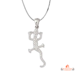 Pendentif Argent Salamandre