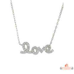 Pendentif Argent Love
