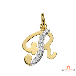 Pendentif Initiale "R" en...