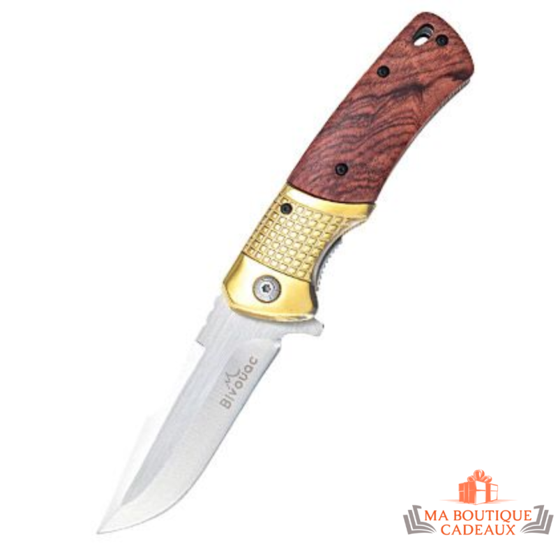 Couteau Le Texan de Bivouac avec garantie 1 an