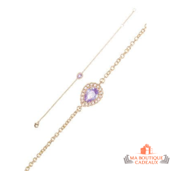 Bracelet en Plaqué Or Carla Nogueres - Goutte d'Eau Éternelle