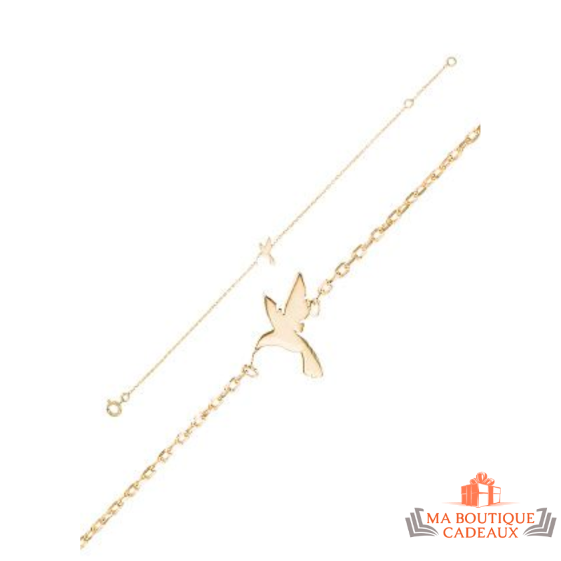 Bracelet Plaqué OR Oiseau