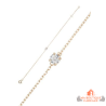 Bracelet Plaqué OR Solitaire