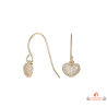 Boucles d'Oreilles Cœur en Plaqué Or - Carla Nogueres - Garantie 2 ans
