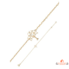 Bracelet en Plaqué Or avec Pendentif Arbre de Vie - Carla Nogueres, garantie 2 ans.