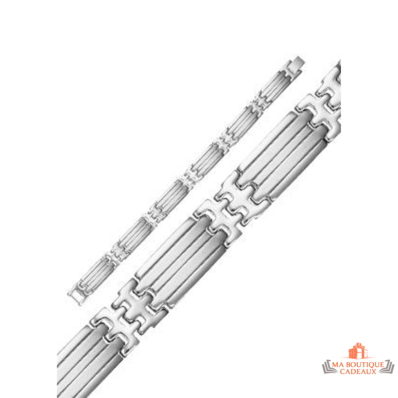 Bracelet Homme en Acier - Carla Nogueres, Garantie 2 ans