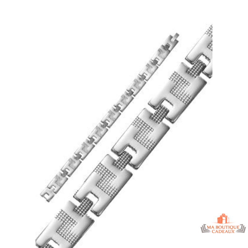 Bracelet Homme en Acier - Carla Nogueres, Garantie 2 ans