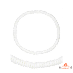 Bracelet Fantaisie Coquillage Blanc - Carla Nogueres, Garantie 2 ans