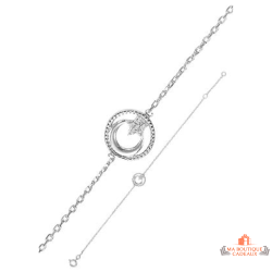 Bracelet Argent avec Lune...