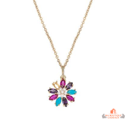 Collier Pendentif Fleur...