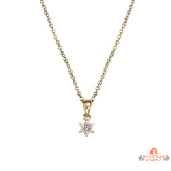 Collier Pendentif Étoile en Plaqué Or - Carla Nogueres, Garantie 2 ans