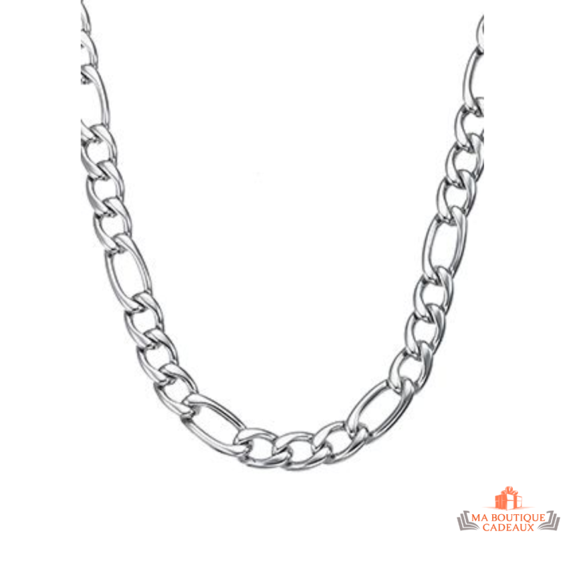 Carla Nogueres Collier en Acier pour Hommes - Garantie 2 ans