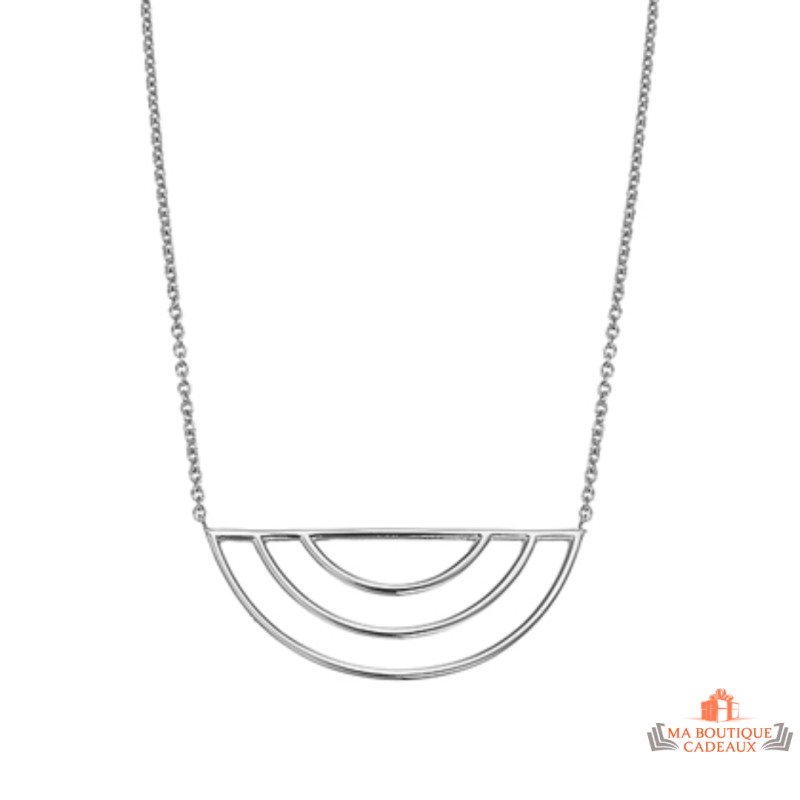 Collier Pendentif Demi Cercle en Argent Carla Nogueres Garantie 2 Ans