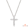 Collier Pendentif Croix en Argent 925/1000 - Carla Nogueres, Garantie 2 ans