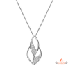Collier Pendentif Feuille en Argent 925 - Carla Nogueres, Garantie 2 ans