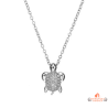 Collier Pendentif Tortue en Argent 925 - Carla Nogueres, Garantie 2 ans