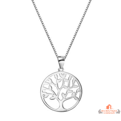 Collier Pendentif Arbre de Vie en Argent 925/1000 Carla Nogueres Garantie 2 ans