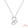 Collier Pendentif Trois Cœurs en Argent 925/1000 Carla Nogueres Garantie 2 ans