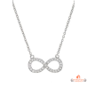 Collier Pendentif Infini en Argent 925/1000 Carla Nogueres Garantie 2 ans