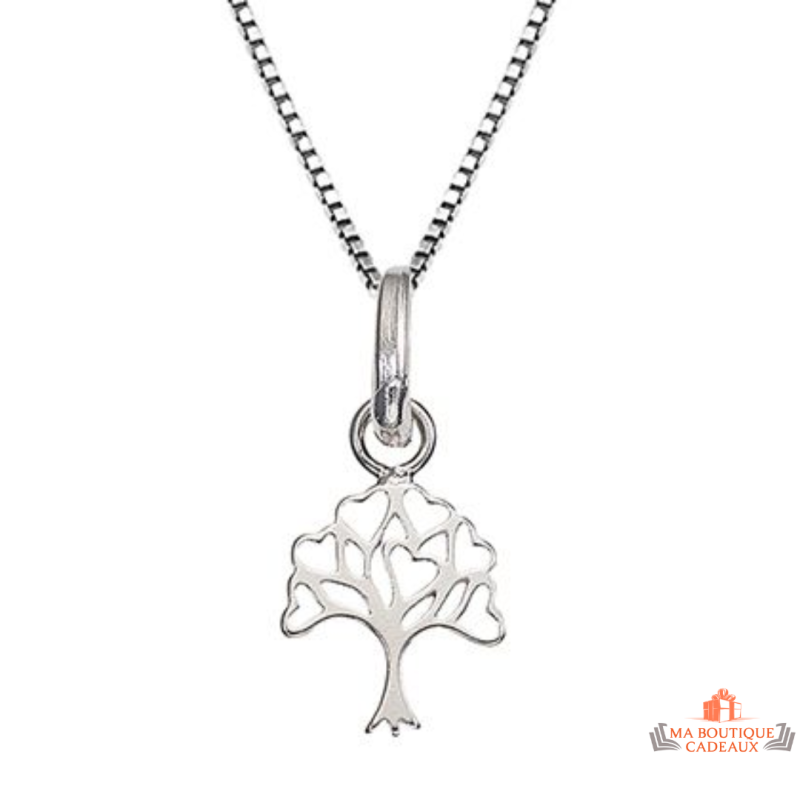 Collier Pendentif Arbre de Vie en Argent 925/1000 Carla Nogueres Garantie 2 ans