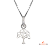 Collier Pendentif Arbre de Vie en Argent 925/1000 Carla Nogueres Garantie 2 ans