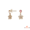 Boucles d'oreilles en plaqué or motif étoile - Carla Nogueres - Garantie 2 ans