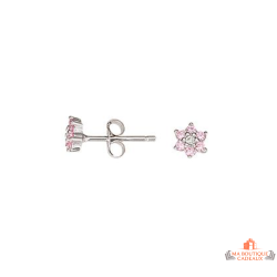 Boucles d'oreilles en argent 925/°° motif étoile Carla Nogueres, garantie 2 ans, idéales pour enfants