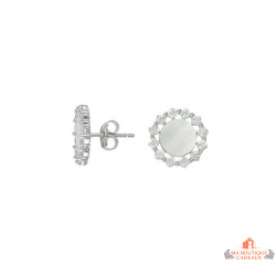 Boucles d'Oreilles Soleil Argent 925/°° - Carla Nogueres - Garantie 2 ans"